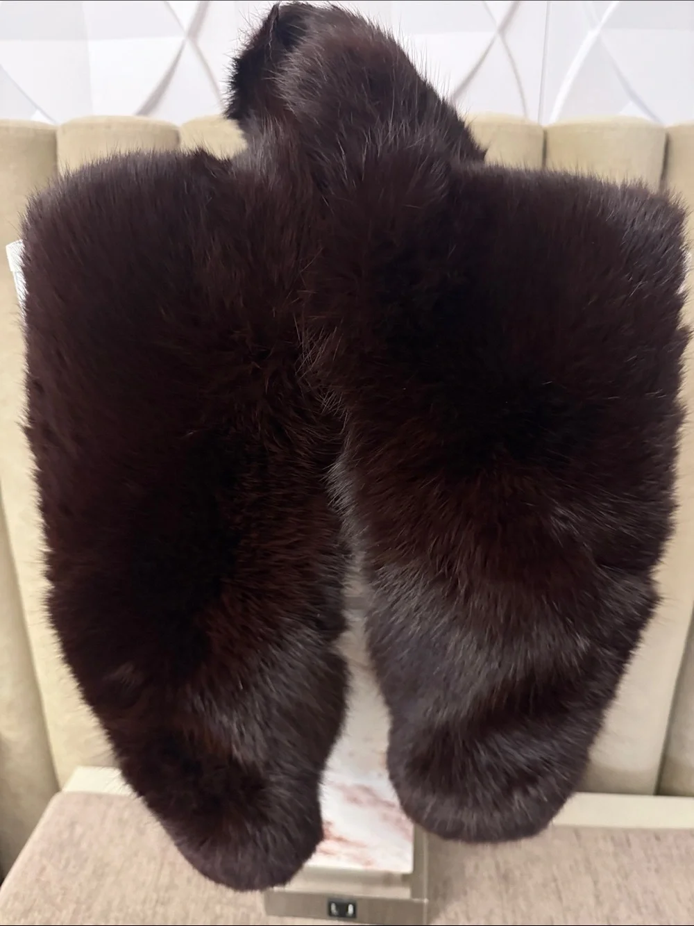 Real Fox fur collar